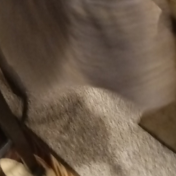 FINAL PRICE FLAX 100% linen l/s v-neck buttoned down blouse w side slits M - Picture 12 of 16